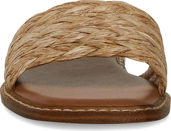 Steve Madden Sandra Sandal Women's Sandals Natural Raffia : 6 M, Textile - Image 5