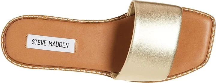 Steve Madden Sandra Sandal Women's Sandals Natural Raffia : 6 M, Textile - Image 6
