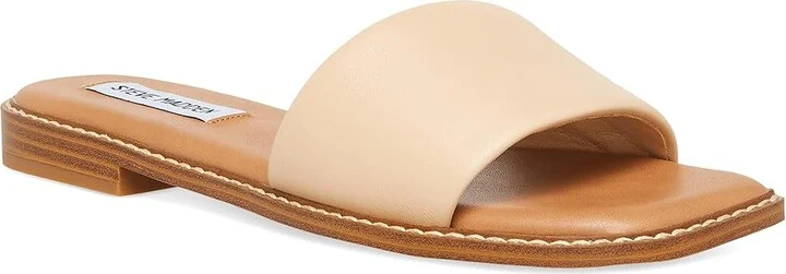 Steve Madden Sandra Sandal Women's Sandals Tan Leather : 6 M