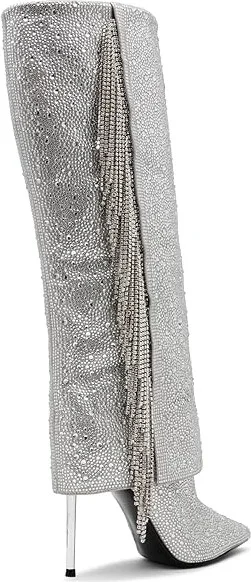 Steve Madden Sanya Women's Boots Rhinestone : 6 M, Rubber - Image 4