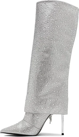 Steve Madden Sanya Women's Boots Rhinestone : 6 M, Rubber - Image 5