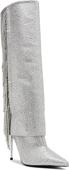 Steve Madden Sanya Women's Boots Rhinestone : 6 M, Rubber
