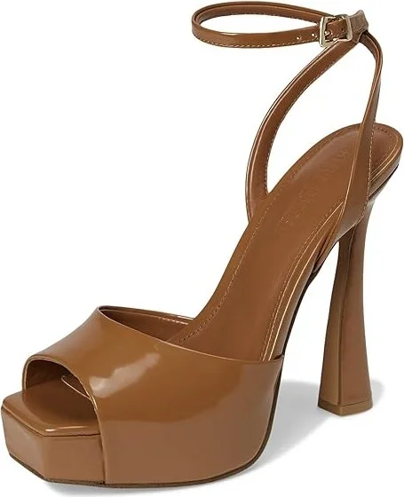 Steve Madden Sass Women's Sandals Camel Leather : 9 M - Image 5