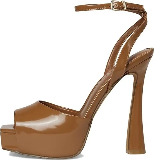 Steve Madden Sass Women's Sandals Camel Leather : 9 M - Image 6