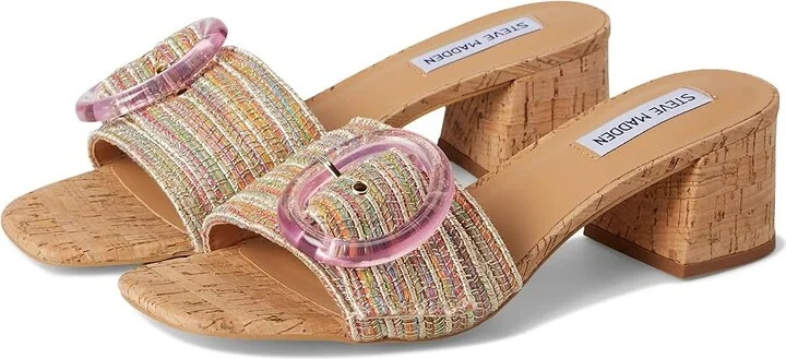 Steve Madden Seacrest Women's Sandals Pink : 7 M, Rubber
