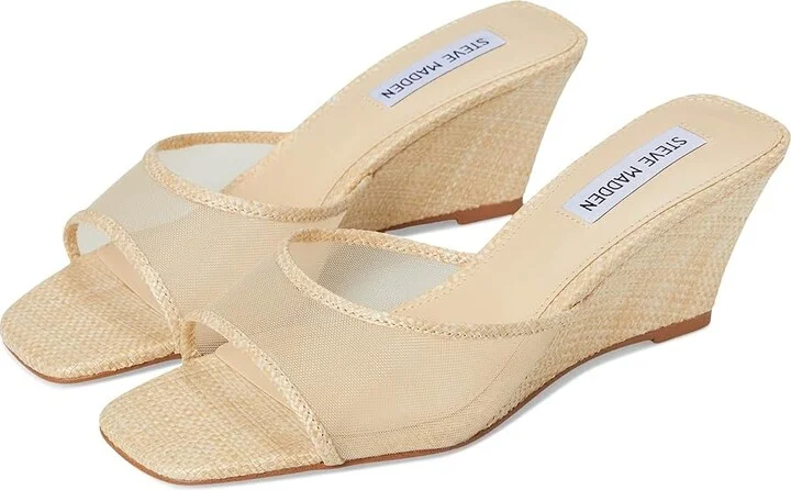 Steve Madden Seleste Women's Shoes Raffia : 9.5 M
