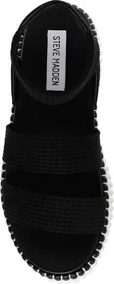 Steve Madden Shelle Women's Sandals Black : 8.5 M, Leather - Image 2