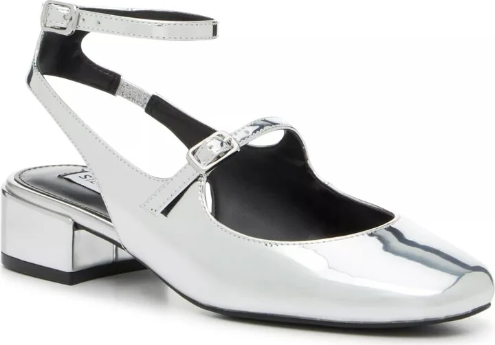 Silver Metallic Synthetic