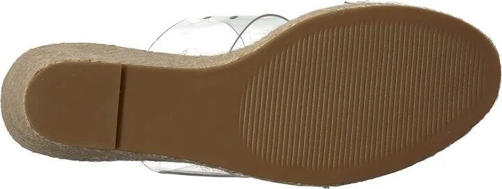 Steve Madden Sunrise Wedge Sandal Women's Shoes Clear : 8.5 M, Synthetic - Image 4