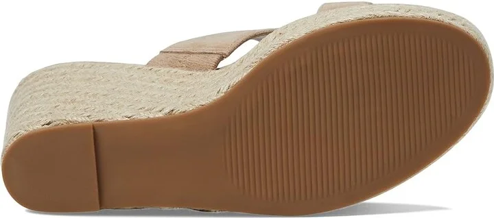 Steve Madden Sunrise Wedge Sandal Women's Shoes Tan Suede : 8.5 M - Image 3