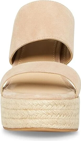 Steve Madden Sunrise Wedge Sandal Women's Shoes Tan Suede : 8.5 M - Image 5