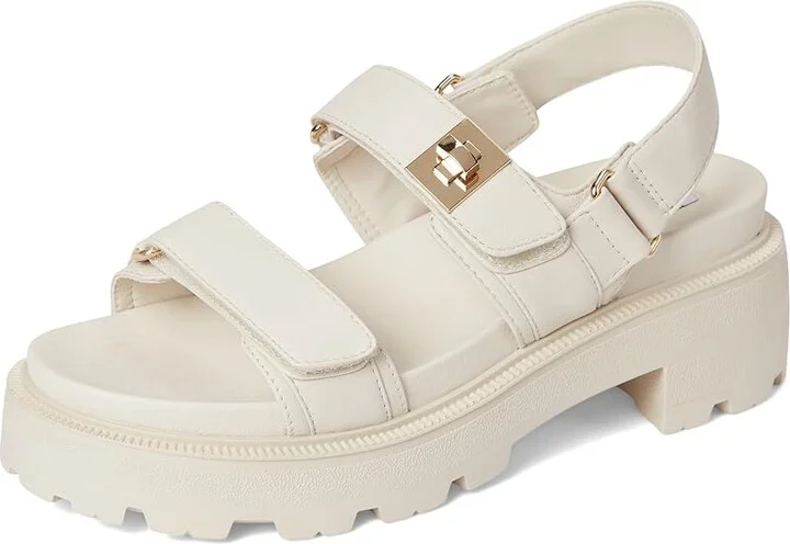 Steve Madden Supermona Women's Wedge Shoes Bone Leath : 6 M, Leather - Image 5