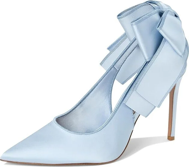 Steve Madden Teacup Women's Shoes Blue Satin : 7.5 M, Synthetic - Image 5