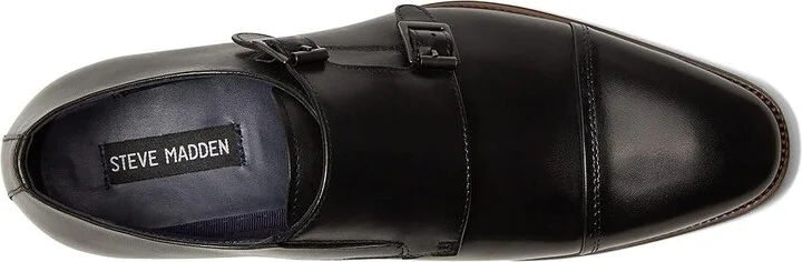Steve Madden Teon Men's Shoes Black Leather : 7 D - Medium - Image 2