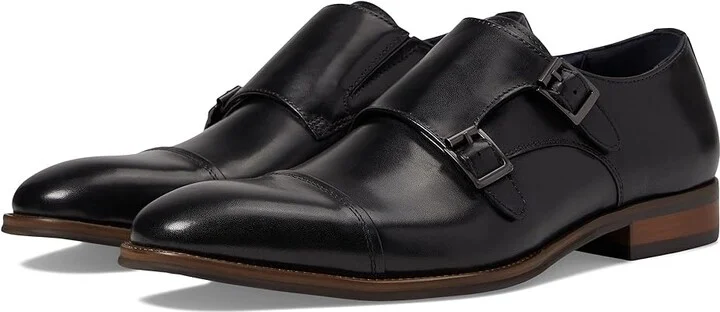 Steve Madden Teon Men's Shoes Black Leather : 7 D - Medium