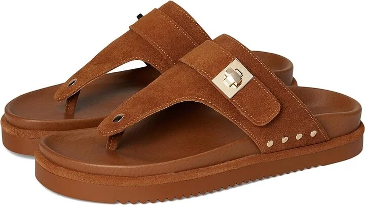 Steve Madden Thona Women's Sandals Chesnut Suede : 8.5 M