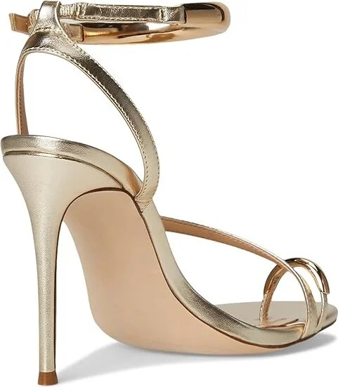 Steve Madden Tia High Women's Heels Champagne : 9.5 M, Leather - Image 4