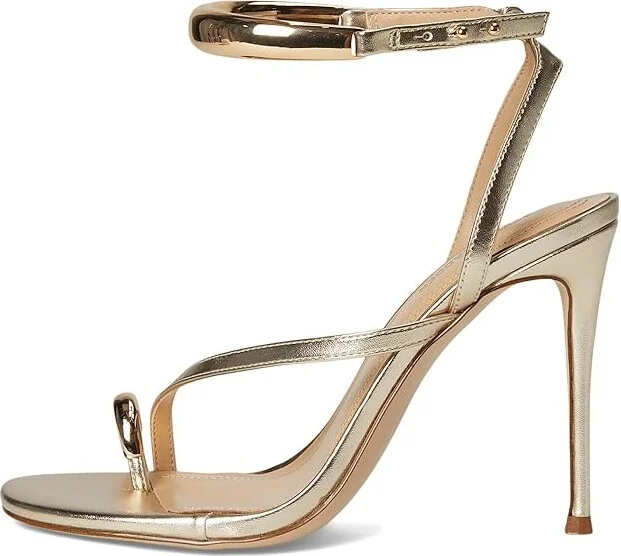 Steve Madden Tia High Women's Heels Champagne : 9.5 M, Leather - Image 6