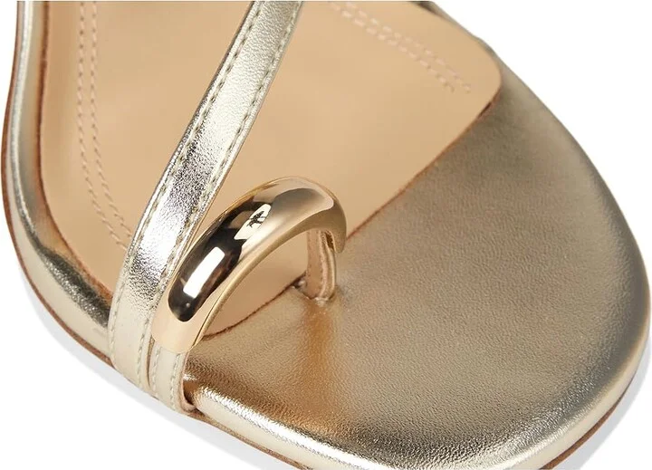 Steve Madden Tia High Women's Heels Champagne : 9.5 M, Leather - Image 7