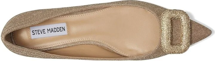 Steve Madden Tink Women's Flat Shoes Navy Satin : 7.5 M, Leather/Rubber/Satin - Image 8