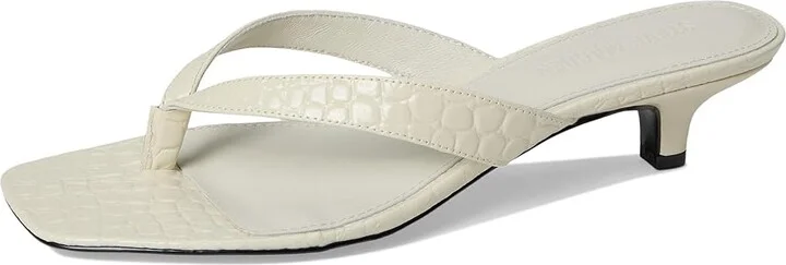 Steve Madden Tracie Women's Sandals White Croco : 8.5 M, Suede - Image 5