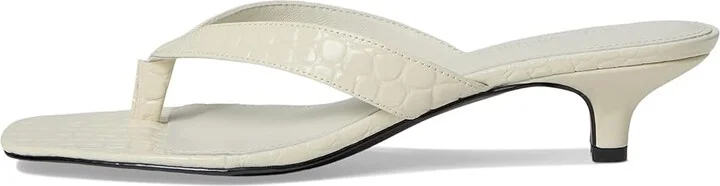Steve Madden Tracie Women's Sandals White Croco : 8.5 M, Suede - Image 6