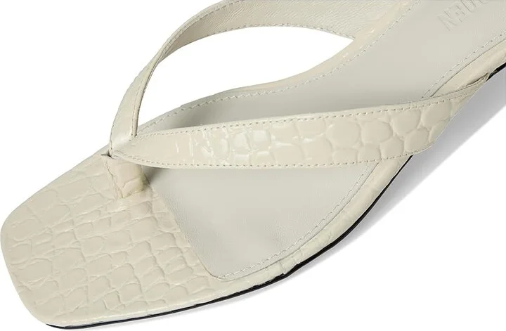 Steve Madden Tracie Women's Sandals White Croco : 8.5 M, Suede - Image 7