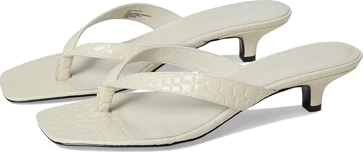 Steve Madden Tracie Women's Sandals White Croco : 8.5 M, Suede