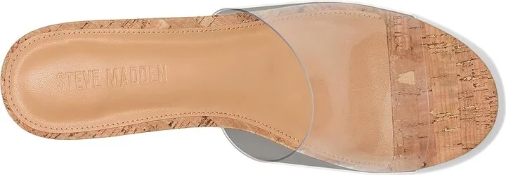 Steve Madden Trippy Women's Wedge Shoes Clear : 8.5 M, Synthetic - Image 2