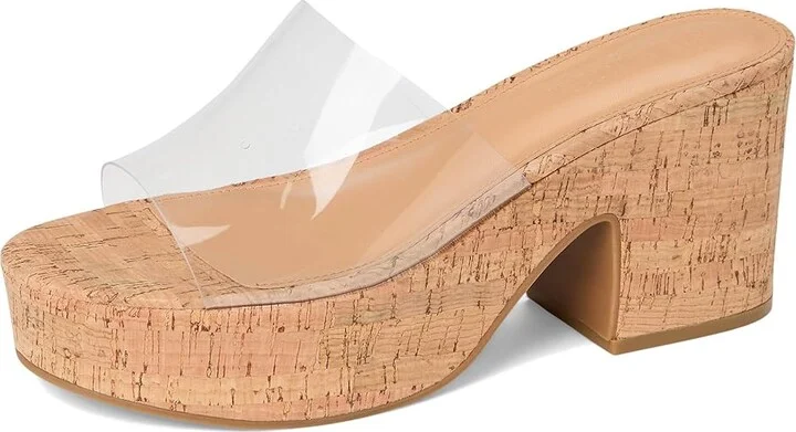 Steve Madden Trippy Women's Wedge Shoes Clear : 8.5 M, Synthetic - Image 5