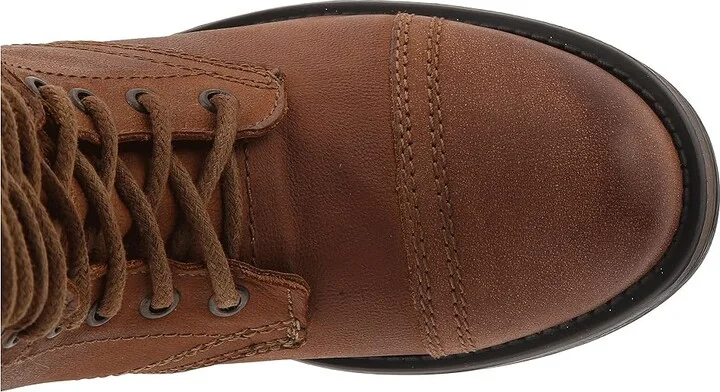 Steve Madden Troopa2.0 Combat Boot Women's Shoes Cognac Leather : 6 M - Image 3