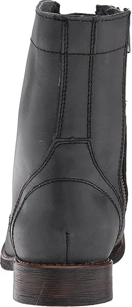 Steve Madden Troopah-C Men's Lace-up Boots Black : 7 D - Medium, Leather - Image 5