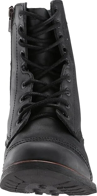 Steve Madden Troopah-C Men's Lace-up Boots Black : 7 D - Medium, Leather - Image 6