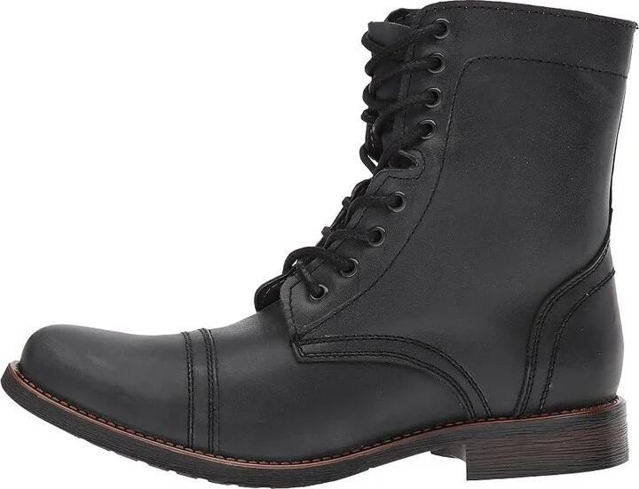 Steve Madden Troopah-C Men's Lace-up Boots Black : 7 D - Medium, Leather - Image 7