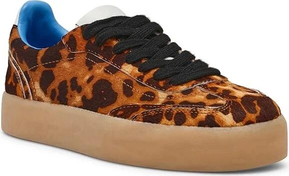 Steve Madden Tux Women's Shoes Leopard : 8 M, Rubber/Suede
