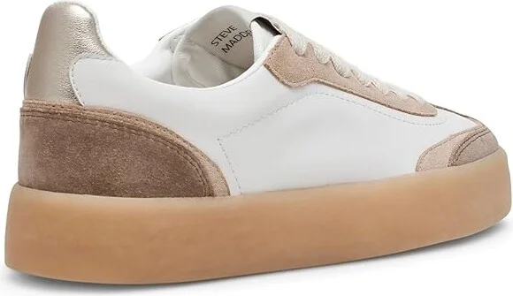 Steve Madden Tux Women's Shoes Tan/White : 8.5 M, Rubber/Suede - Image 4