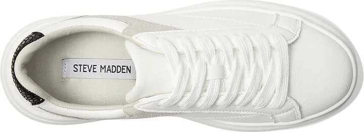 Steve Madden Venture Women's Shoes White : 6 M, Synthetic - Image 2