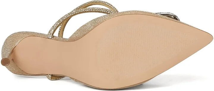 Steve Madden Vienna Pump Women's Shoes Gold : 9 M, Rubber - Image 3