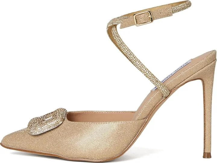 Steve Madden Vienna Pump Women's Shoes Gold : 9 M, Rubber - Image 6
