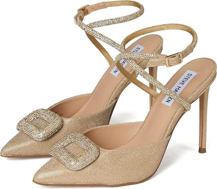 Steve Madden Vienna Pump Women's Shoes Gold : 9 M, Rubber