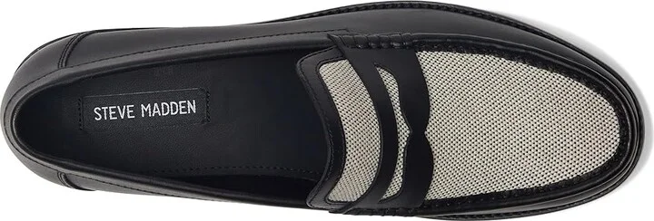 Steve Madden Westport Men's Slip on Shoes Beige/Black : 11 D - Medium, Leather - Image 2