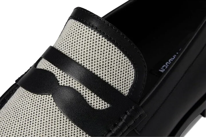 Steve Madden Westport Men's Slip on Shoes Beige/Black : 11 D - Medium, Leather - Image 7