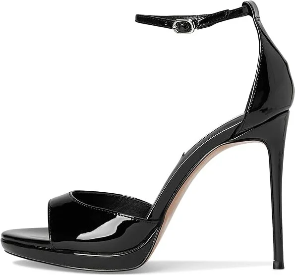 Steve Madden Wiley Women's Sandals Black Patent : 8 M, Leather/Rubber - Image 6