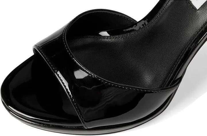 Steve Madden Wiley Women's Sandals Black Patent : 8 M, Leather/Rubber - Image 7