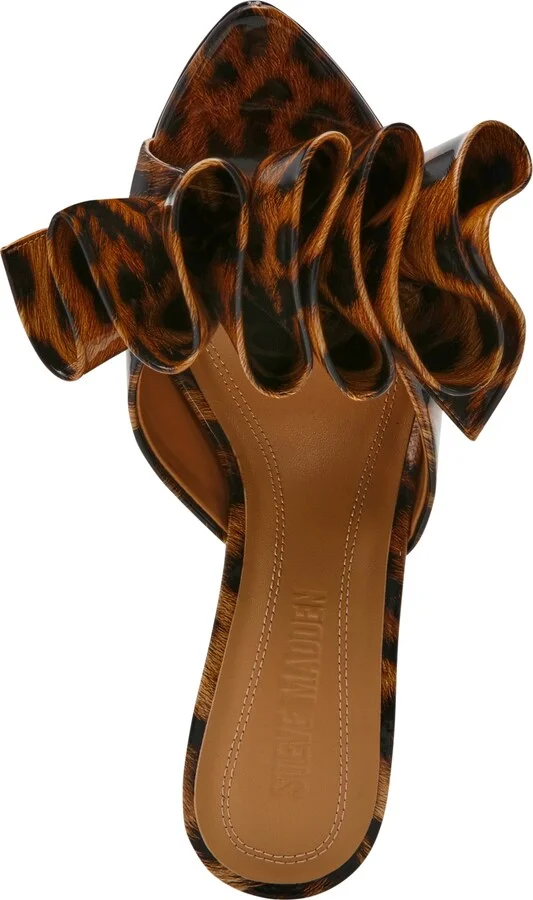 Steve Madden Women's Affinity Ruffle High-Heel Dress Mules - Image 8
