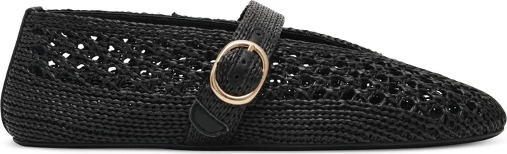 Steve Madden Women's Alara Raffia Mary Jane Flats - Image 2