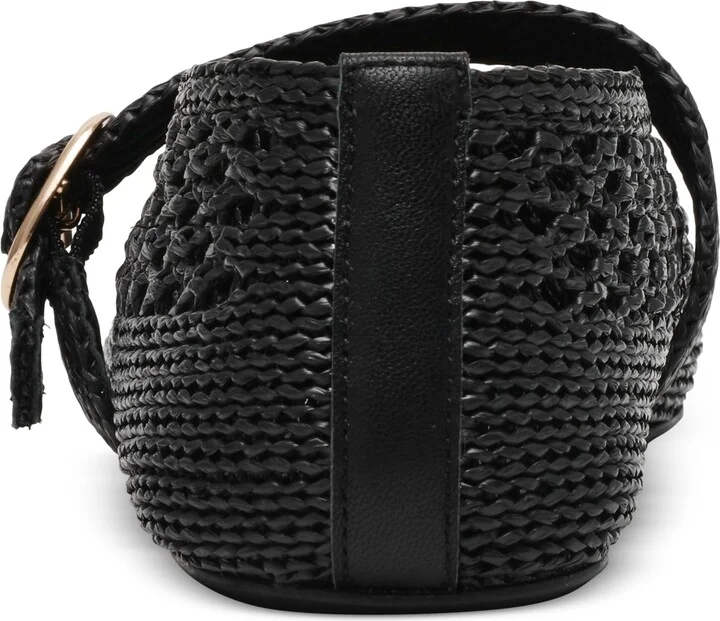 Steve Madden Women's Alara Raffia Mary Jane Flats - Image 3