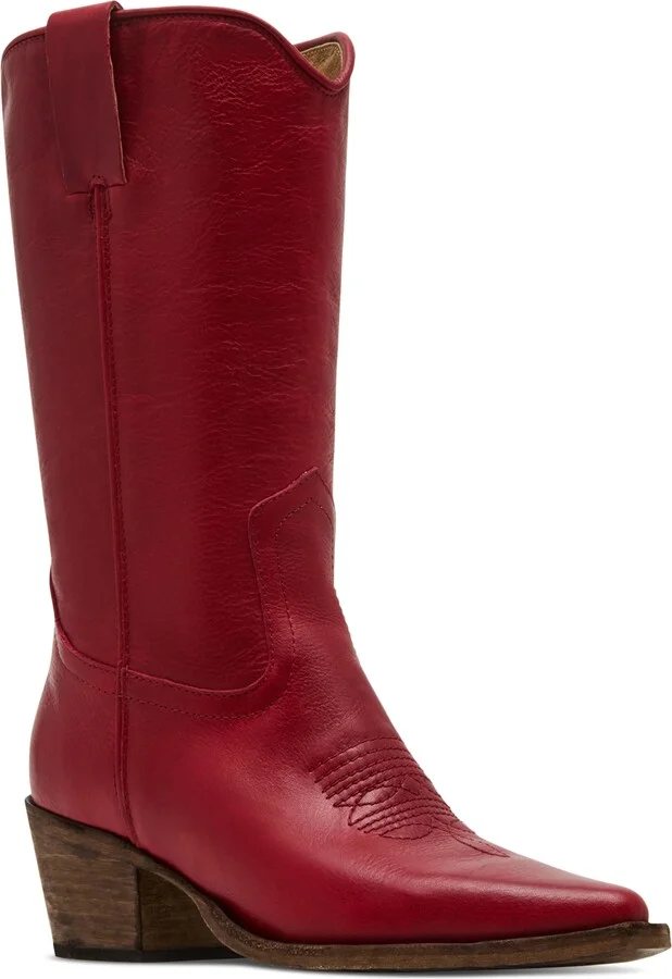 Steve Madden Women's Albany Western Cowboy Boots