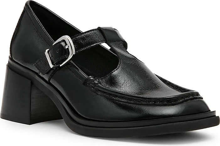 Steve Madden Women's Beverlee Square Toe Block Heel Loafers