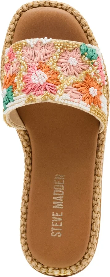 Steve Madden Women's Boardwalk Espadrille Slide Sandals - Image 8